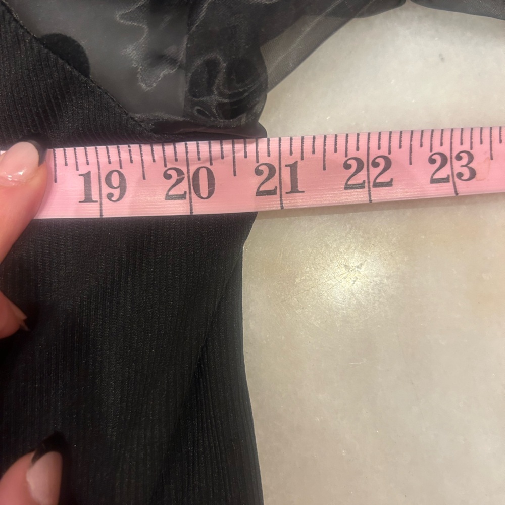 Eloquii Plus Size Top Black - Picture 5 of 6